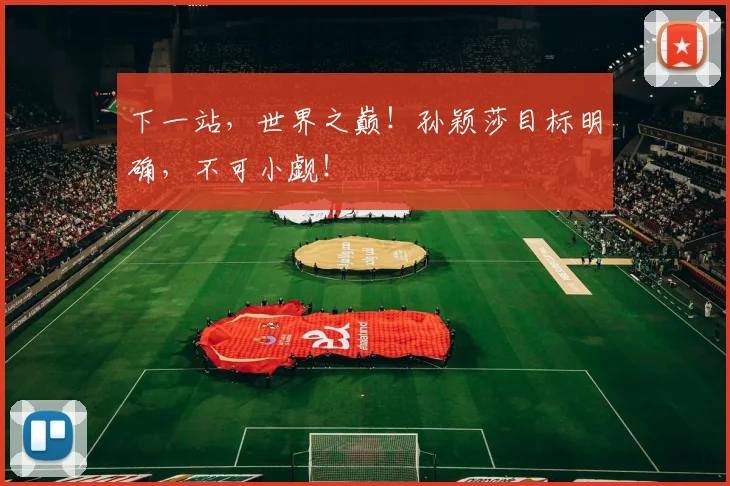 下一站，世界之巅！孙颖莎目标明确，不可小觑！